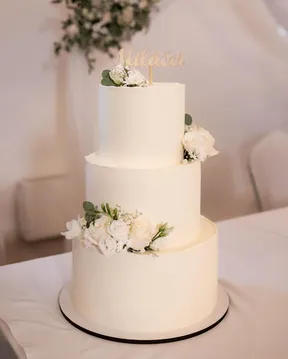 Fotografie – ukázka svatebního dortu